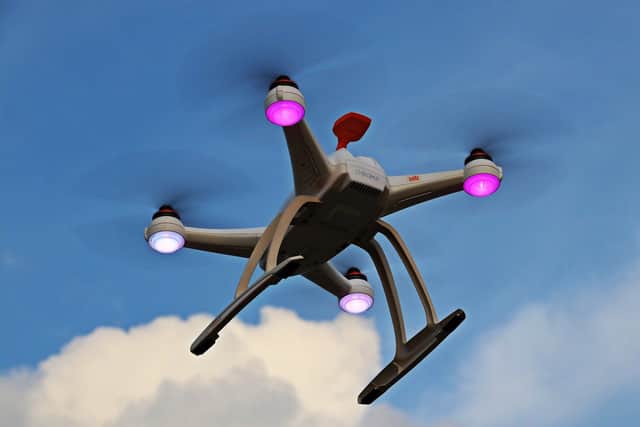 A drone. Stock image