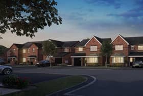 The new 180 house Rippon Homes development, off Blyth Road.