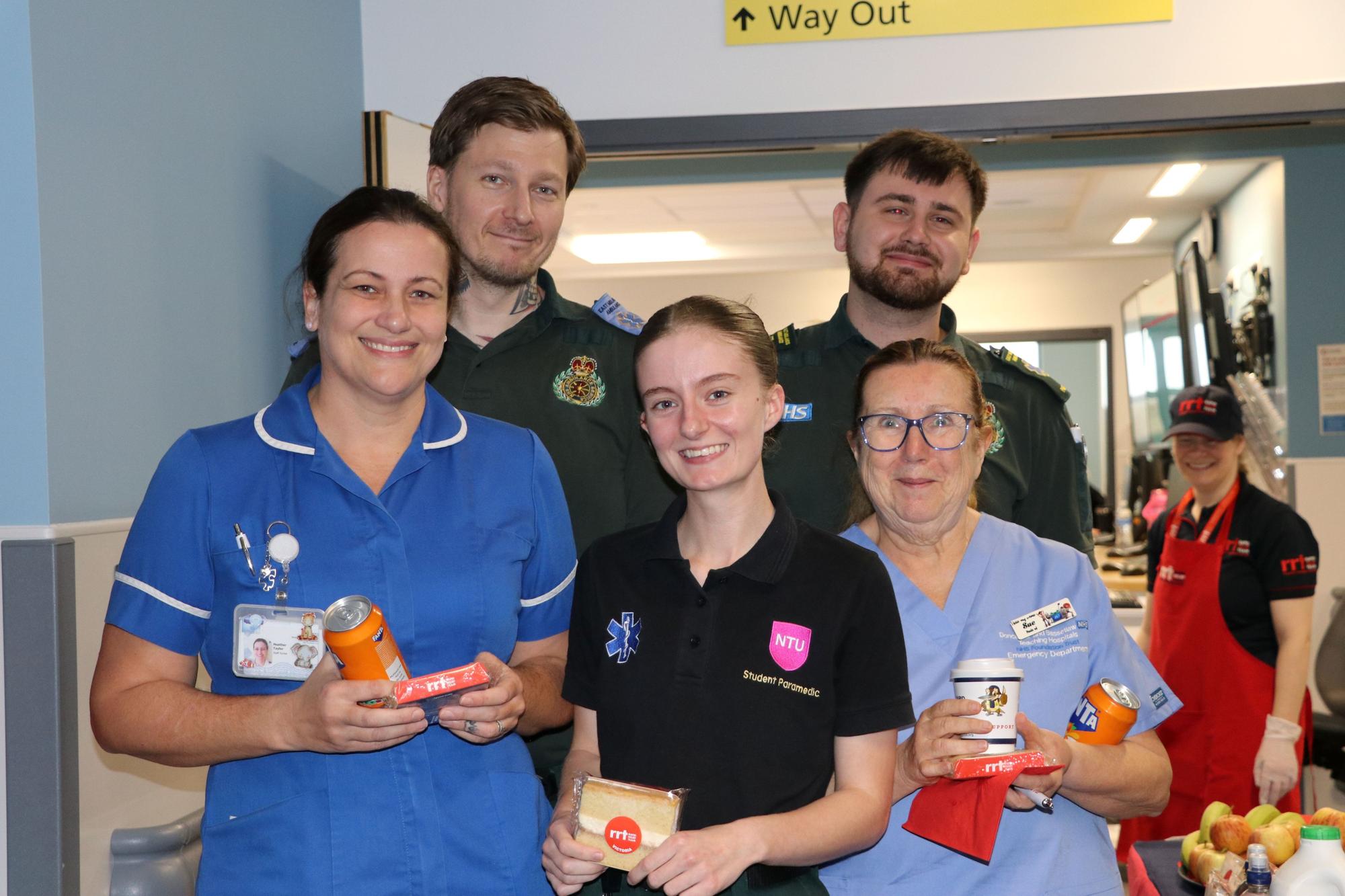 Challenging work of NHS A&E staff recognised at Bassetlaw Hospital, Worksop