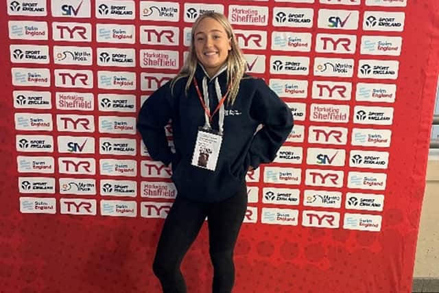 14-year-old Freya Peace from Worksop has received a grant from Nottinghamshire County Council's talented athletes fund