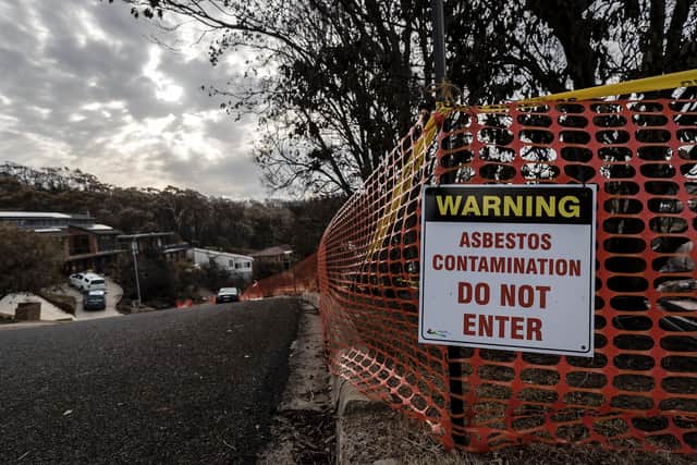 Waste management company FCC Environment say the asbestos picking operations would not result in any harm to public health. Photo: Getty
