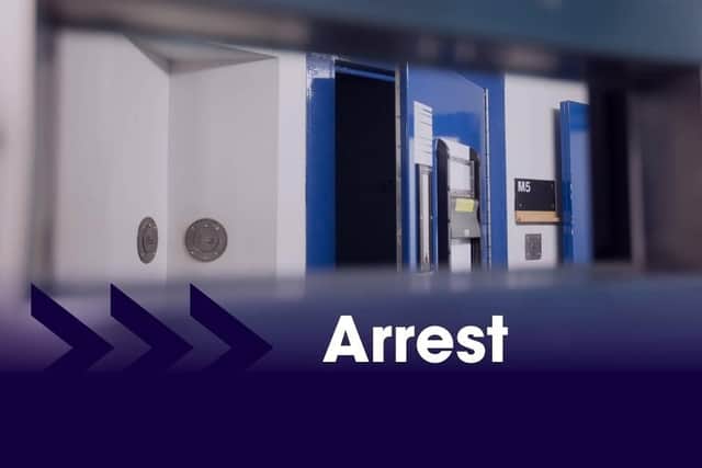 Three men have been arrested on suspicion of weapon offences after police acted on intelligence reports in Edwinstowe.