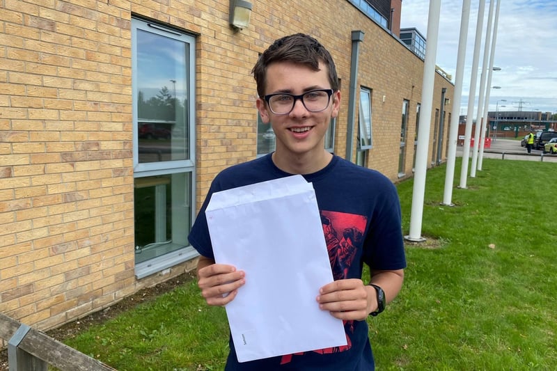 Samson Newman achieved one 9, four 8s, three 7s and three 5s at Retford Oaks Academy. Samson said: “I’m surprised but thrilled. I’m looking forward to starting the next part of my education.”