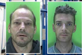 Two men have been jailed after officers found a sawn-off shotgun and evidence of Class A drug dealing when they raided a house in Worksop