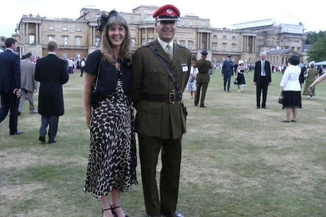 Coun Tony Eaton, Armed Forces champion for Bassetlaw, and his wife, Julie, were invited to the Queen's garden party at Buckingham Palace in 2010.
