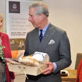 King Charles III and Queen Camilla (then Prince Charles and the Duchess of Cornwall) visited the School of Artisan Food, Welbeck Estate.