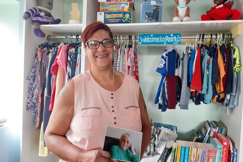 A new shop full of second-hand bargains has arrived in Worksop - allowing you to purchase everything you need at affordable prices. Melody Petersen, aged 49, from Worksop, has opened the doors to her new shop, Pearl’s Bargains, on Eastgate, Worksop. Mel Petersen holds a photo of her late grandmother, Pearl Key, in her new shop, named Pearly's Bargains. The shop is open Monday to Saturday 10am to 4pm.