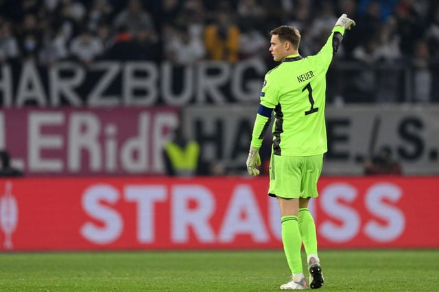 It's all change between the sticks as the German legend has been drafted in to usurp current number one David De Gea.

(Photo by Stuart Franklin/Getty Images)