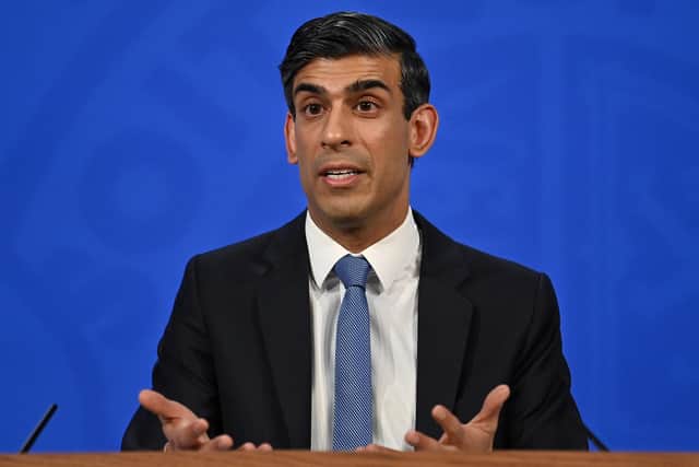 Chancellor Rishi Sunak announced that homes in council tax bands A-D would get a £150 rebate. Photo: Justin Tallis/WPA Pool/Getty Images