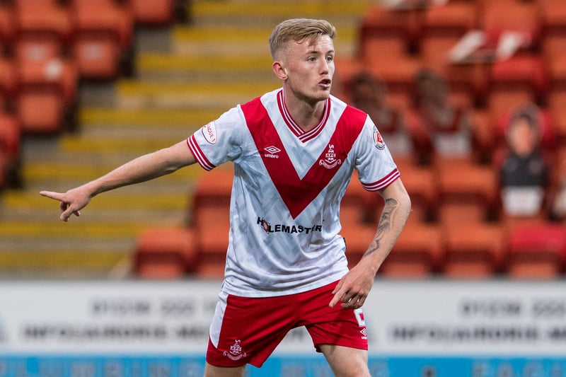 The midfielder put in a man of the match performance for Dunfermline against Hearts at the start of the season. Fell out of favour at the Pars and finished the season on loan at Airdrieonians. An all-action midfielder who is ready for the step up the Premiership.
