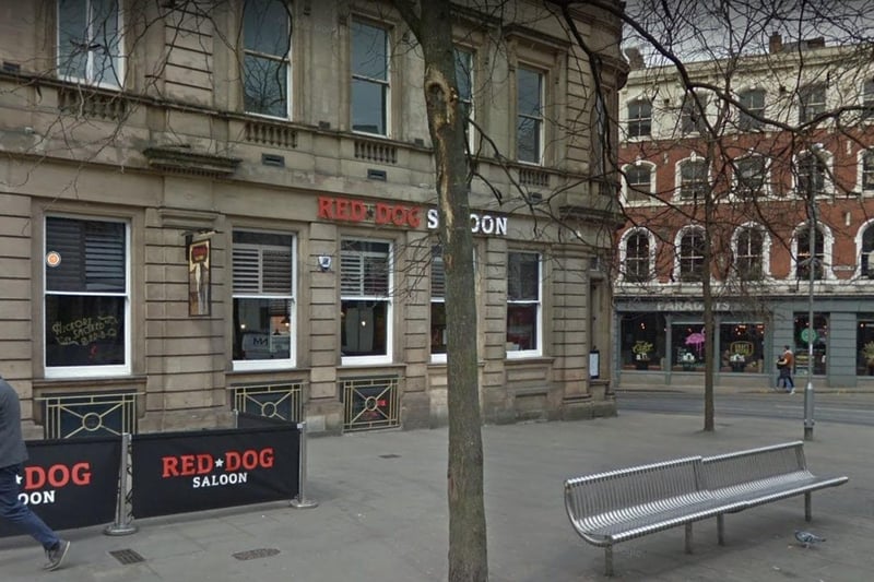 Red Dog Saloon on Victoria Street, Nottingham, is an authentic Bar and American BAR-B-Q restaurant, serving 18-hour roast ribs, brisket, aged chuck steak burgers and much more, all best enjoyed with tasty cocktails or milkshakes.
