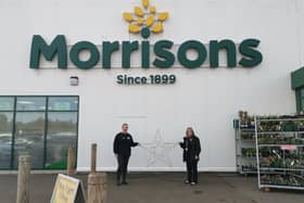 Morrison's Worksop and Retford have become one of the first to sponsor a star for DBTH's Christmas Star campaign