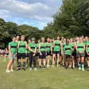 Worksop Harriers' team at the county Summer League finale.