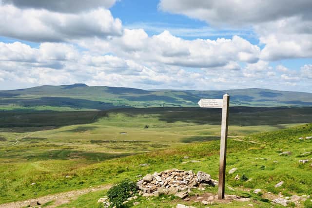 The Yorkshire Three Peak challenge takes in the dizzy heights of Pen-y-Ghent, Whernside and Ingleborough, covering 24 miles in the process.