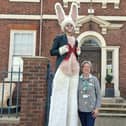 Outside the Bassetlaw Museum in Retford.