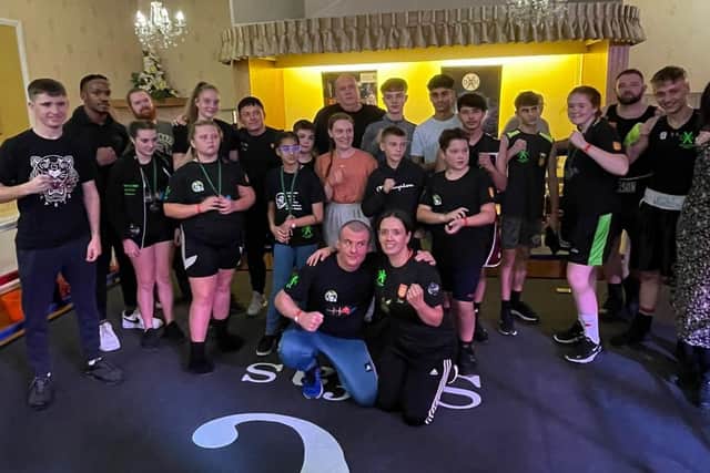 XBox Academy boxers at their first show last weekend.