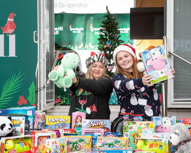 More than 7,000 toys were donated to Central Co-op's annual Christmas toy appeal