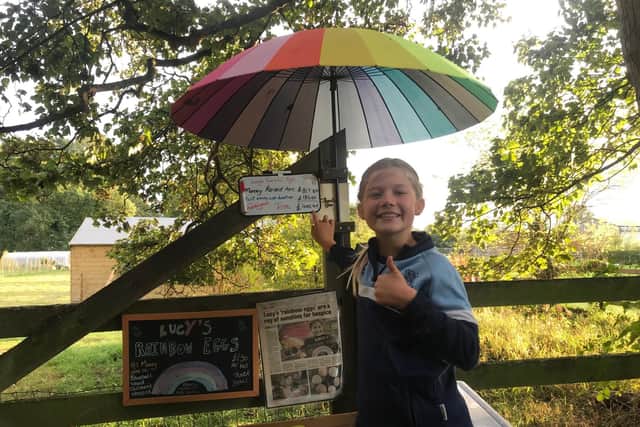 Lucy Broughton has raised £1.000 for Bluebell Wood