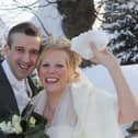 A wedding that almost didn't happen due to severe snowfall in Worksop.  Heidi Kent and Alex Burrett married at St Luke's Church, Shireoaks, with the help of local drivers who donated their 4x4 cars to get them to the church on time.