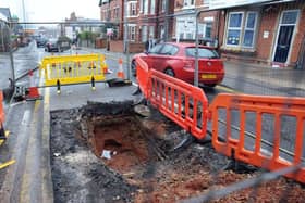 A sinkhole has been popping up on Carlton Road for years, but the route is also plagued with potholes and uneven surfaces.