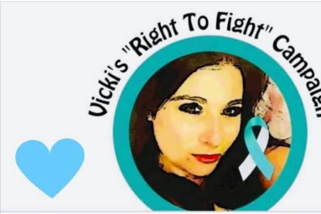 Vicki's "Right to Fight" Campaign  on Facebook