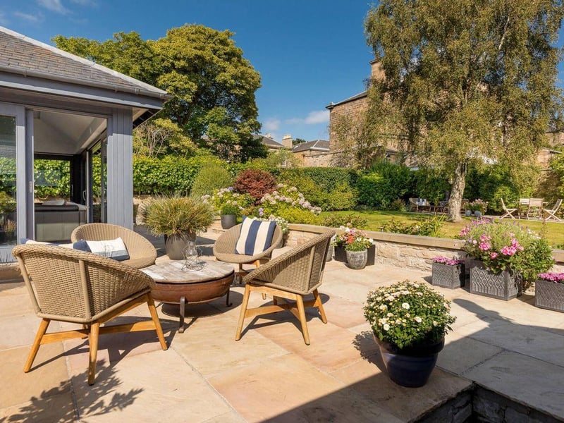 Patio area.