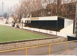 A stand at the former Central Avenue ground.