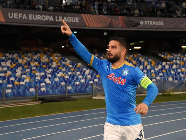 Manchester United could try to sign Napoli forward Lorenzo Insigne on a free transfer, with the player yet to sign a new deal in Italy. (Gazzetta dello Sport)
(Photo by Francesco Pecoraro/Getty Images)