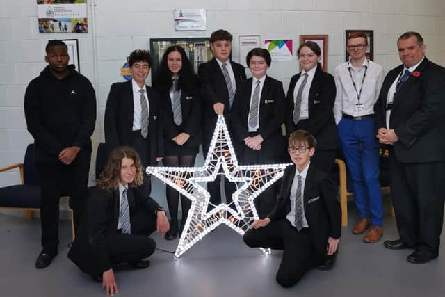 Retford Oaks Academy have sponsored a star to support Doncaster and Bassetlaw Teaching Hospitals.