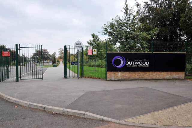 Outwood Academy Portland has partially closed to the Year 8 group due to 'staff absence'.