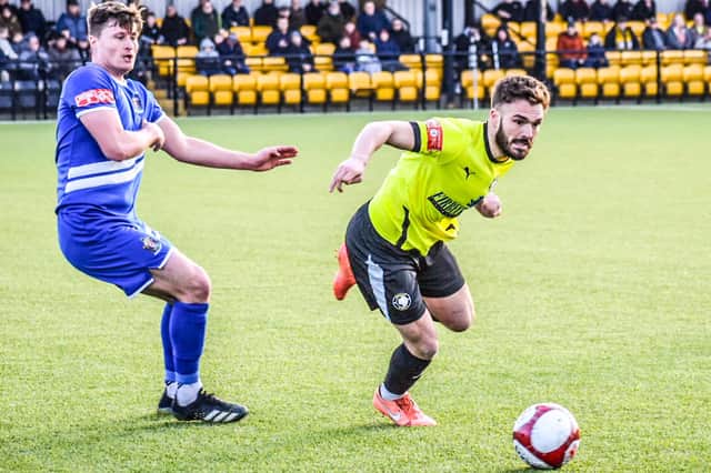 Nathan Valentine is aiming for promotion with Worksop.