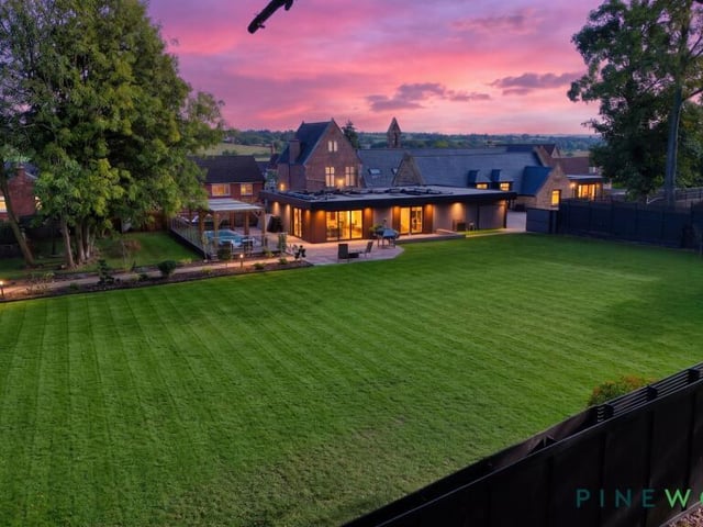 An overview of the property in its attractive setting.