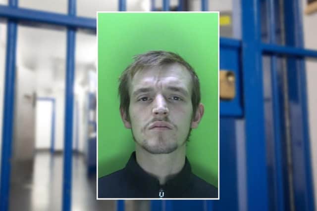 Luke Hawkins, of Worksop, has been jailed after pleading guilty to 10 counts of shop theft.