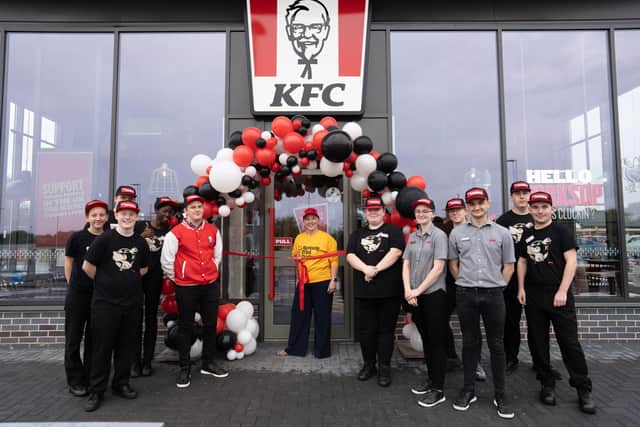 The opening of the new KFC, Worksop, Nottinghamshire - open for business from Friday, September 24.