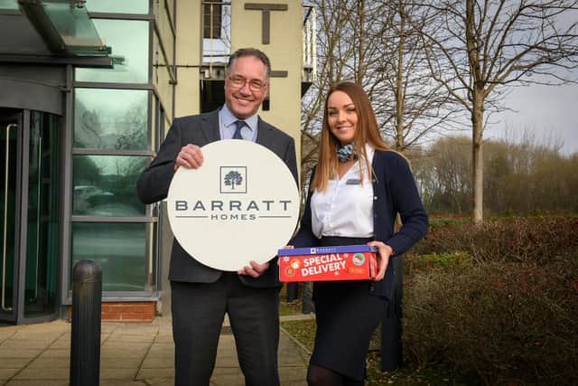 Barratt Developments Yorkshire West has donated a £200 voucher to Bassetlaw Hospital's staff advent calendar.