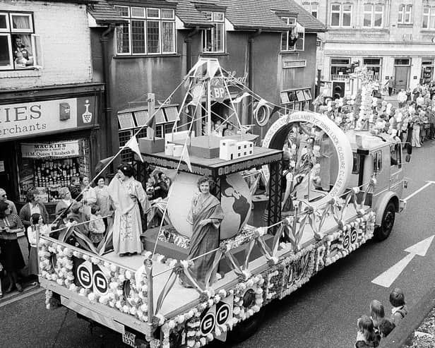 Worksop's Silver Jubilee Parade in 197.