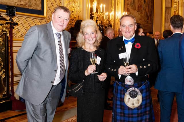 Dr Anne Bondi attends a royal reception, held exclusively for Queen’s Award for Enterprise winners, at Windsor Castle last month.