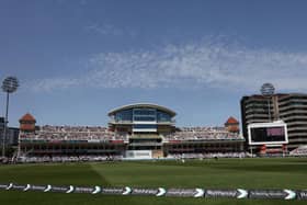 A general view of play between England and New Zealand at Trent Bridge in Nottingham on June 25, 2026. (Photo by Darren Staples / AFP via Getty Images)