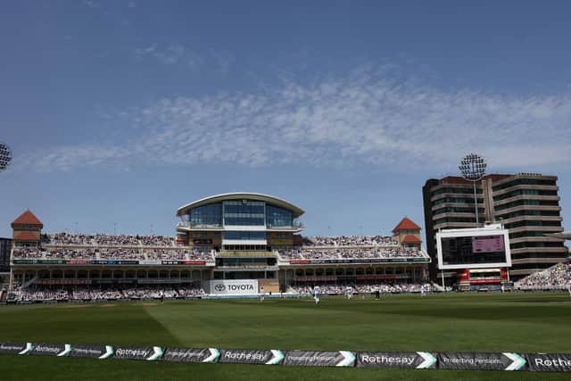 A general view of play between England and New Zealand at Trent Bridge in Nottingham on June 25, 2026. (Photo by Darren Staples / AFP via Getty Images)