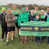 Worksop Harriers at the South Yorkshire cross country league meeting.