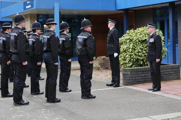 Nottinghamshire Police has welcomed 25 new police officers at a special ceremony
