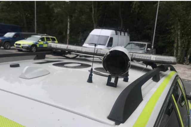 Nottinghamshire Police has installed high-tech tracker devices in its cars.