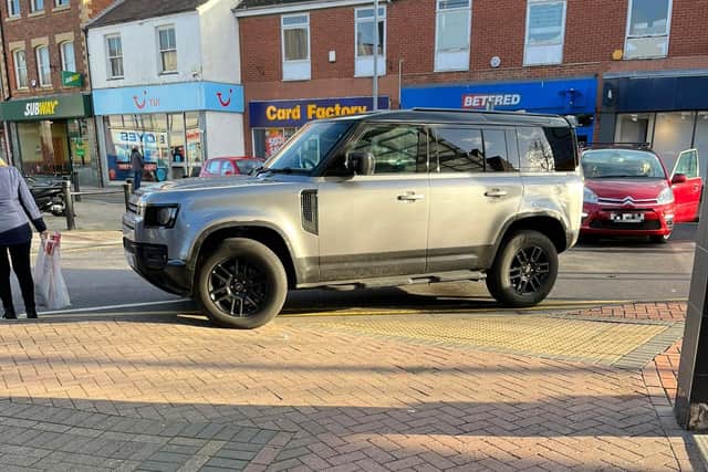 Tyson Fury parked on Bridge Place before heading with three of his children to Subway.