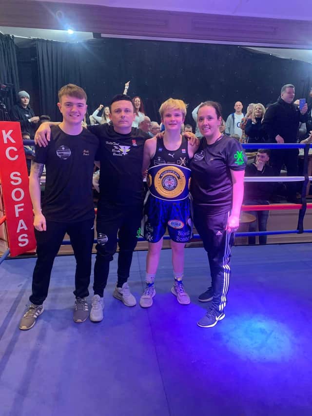 It was a successful night for the home fighters with Hollie Towl claiming another title win.