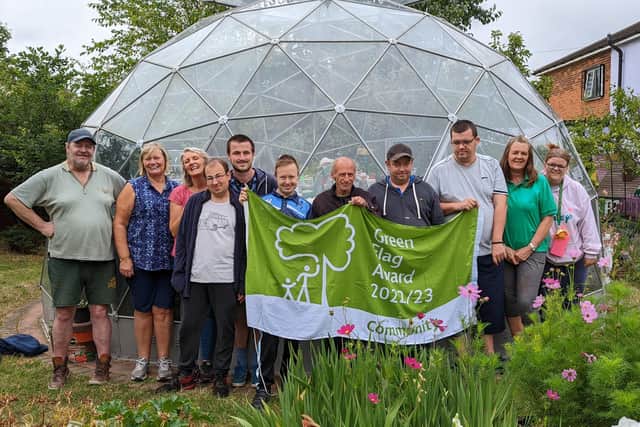 Oasis Community Gardens has won the prestigious Green Flag Award thanks to the team's hard work in maintaining the grounds.