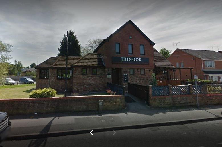 In fourth place is Indian restaurant Jhinook, in Central Avenue, Worksop