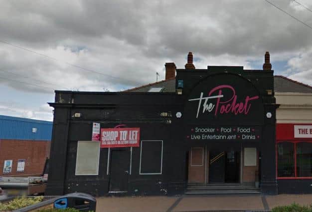 The Pocket Sports Bar, on Doncaster Road, Worksop.