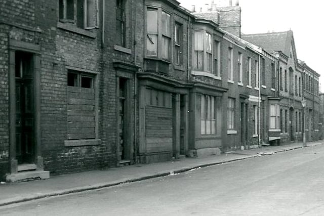 A 1961 view of Princess Street looking towards George Street before demolition. Photo: Hartlepool Museum Service.