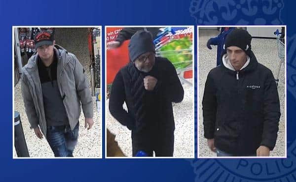 The police have released CCTV images of three men they believe could assist their investigation