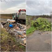 Some of the recent fly-tipping sites cleared by Bassetlaw District Council.